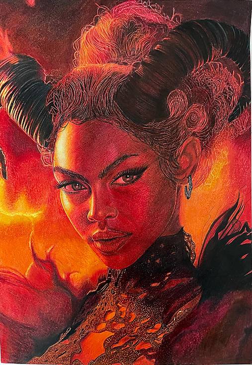 Kresby - Kreslený portrét (obraz) - 18159820_