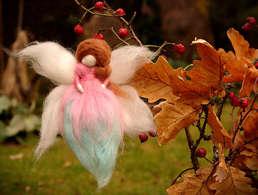 Dekorácie - víla Unicorn + krabička - 18163142_