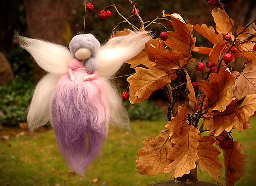 Dekorácie - víla Sedum + krabička - 18163147_