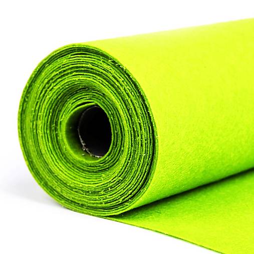 -50% Filc, rolka, 42x100 cm, pôvod. cena 5,-€ (zelená neónová)