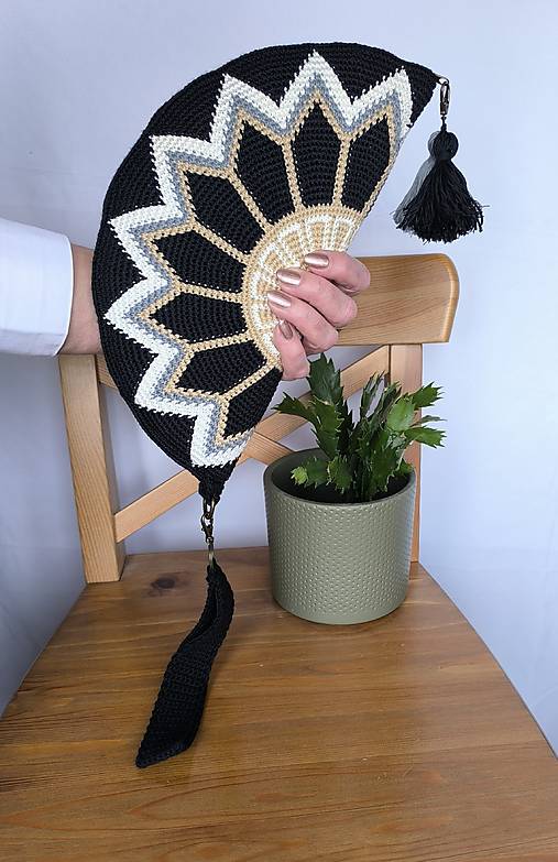 Listová kabelka Nr.352 Tmavá elegancia