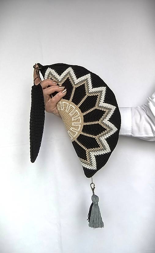 Listová kabelka Nr.352 Tmavá elegancia