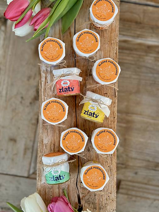 Včelie produkty - 50 g Minimedík – Malý, ale úžasný vianočný darček (Agátový med) - 18162101_