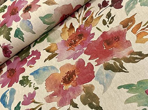 BAVLNA DEKOR / MALOVANE  KVETINY