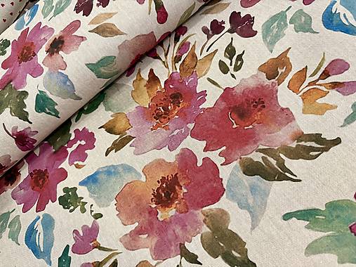 BAVLNA DEKOR / MALOVANE  KVETINY