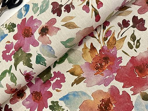 BAVLNA DEKOR / MALOVANE  KVETINY