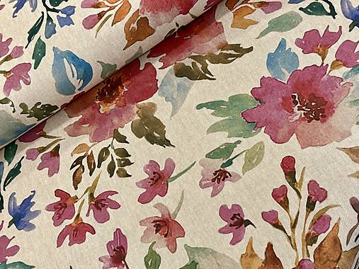 BAVLNA DEKOR / MALOVANE  KVETINY