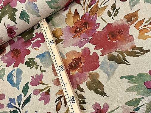 BAVLNA DEKOR / MALOVANE  KVETINY