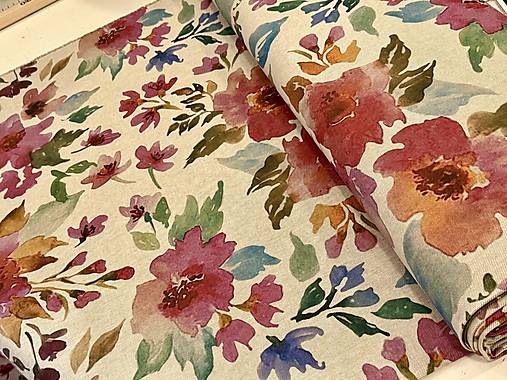 BAVLNA DEKOR / MALOVANE  KVETINY