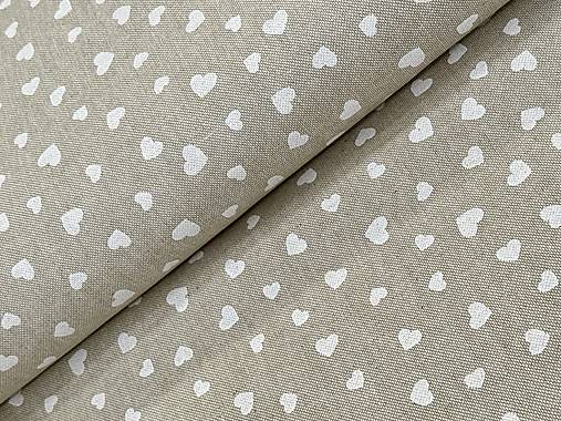 BAVLNA DEKOR/ BIELE SRDIEČKA