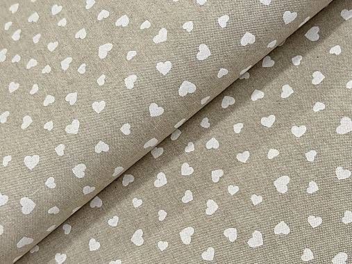 BAVLNA DEKOR/ BIELE SRDIEČKA