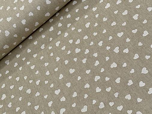 BAVLNA DEKOR/ BIELE SRDIEČKA