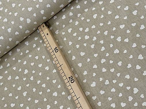 BAVLNA DEKOR/ BIELE SRDIEČKA