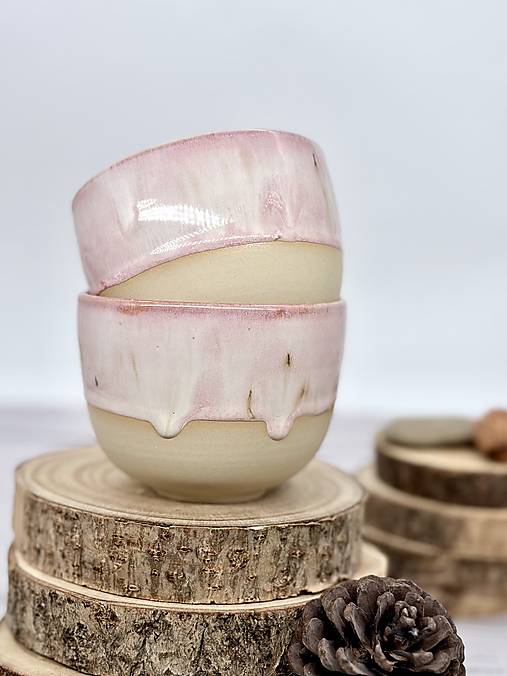 Rose Dream - pohárik latte  (280ml, bez uška) - ZĽAVA