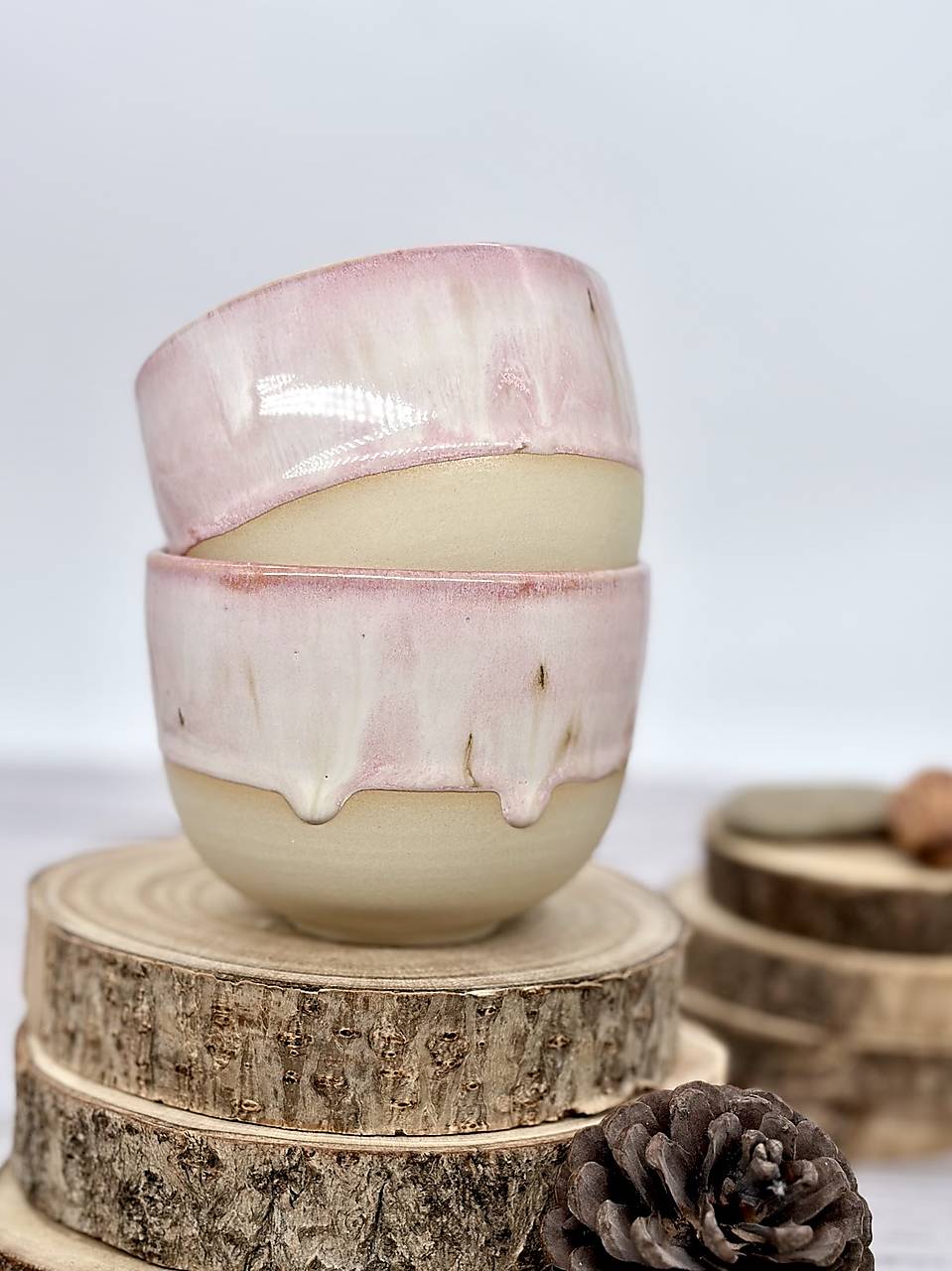 Rose Dream - pohárik latte  (280ml, bez uška)