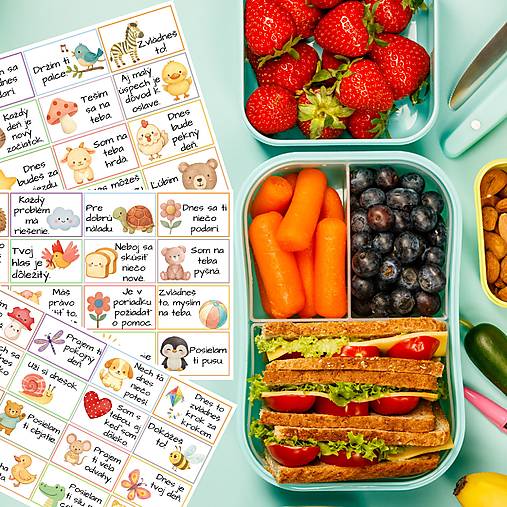 Grafika - Kartičky Odkazy do desiaty pre deti PDF - 18162450_