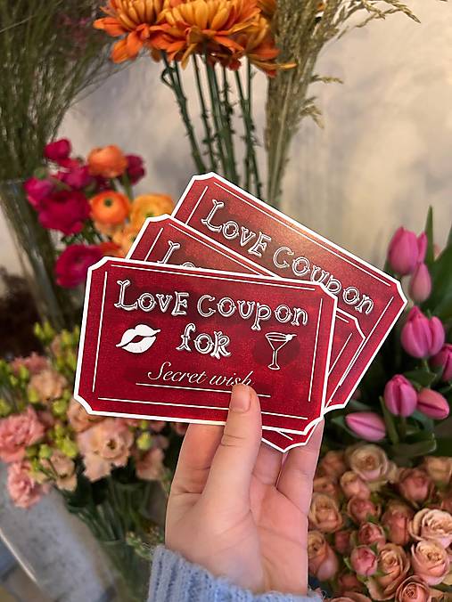 Papiernictvo - Love coupon  (Love Coupon secret wish) - 18162543_