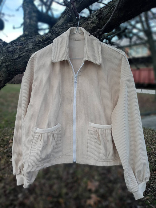 Bundy a kabáty - Menčestrová prechodná bunda - 18163416_