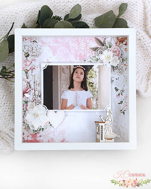 Rámiky - 3D fotorám k 1. svätému prijímaniu IV - 18164492_