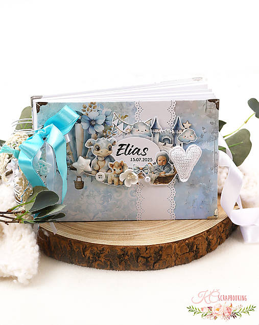 Papiernictvo - Album k narodeniu bábätka II - 18164494_