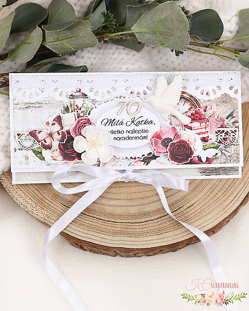 Papiernictvo - Narodeninová darčeková obálka XIII - 18165415_
