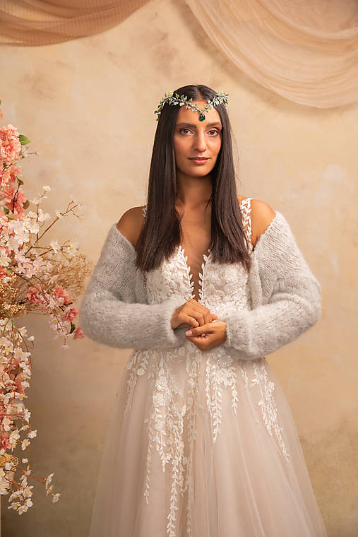 kratšie svadobné bolerko ISABELLA "dotyk snov"