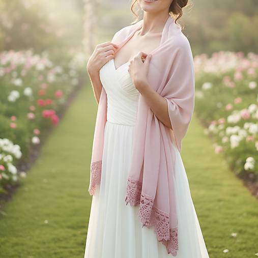 Šatky - Šatla | Ružový prach - 18165499_