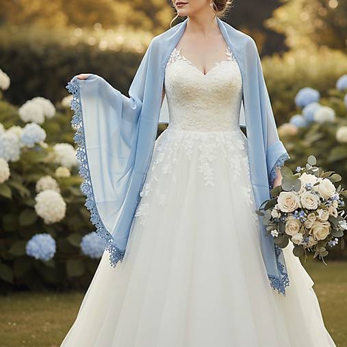 Šatky - Šatka | Vôňa dažďa - 18165529_