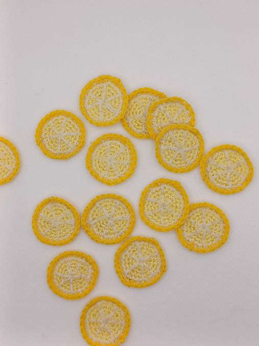 Materiál ručne robený - Citrónik koliesko - 18164797_