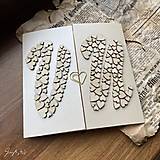 Papiernictvo - Svadobný telegram so zlatou sponou - 18164782_