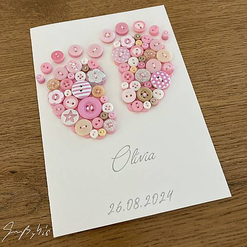 Papiernictvo - Blahoželanie k narodeniu dieťaťa - 18164763_