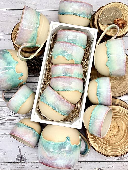 Aurora - šálka latte (280ml, s uškom)