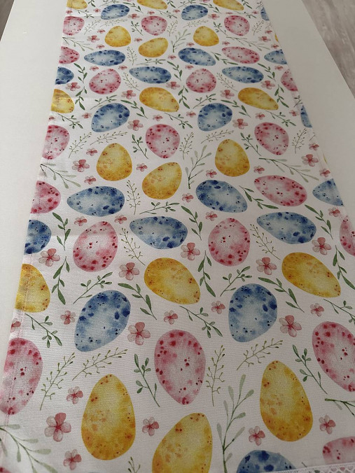 Úžitkový textil - Velikonoční ubrus - 18166246_