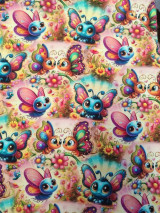 Detské súpravy - Teplakova súprava  (Motýle) - 18166102_