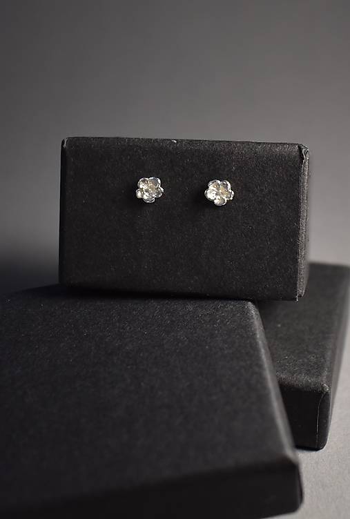 Náušnice - Strieborné náušnice AG925 - MYRA - 18168020_