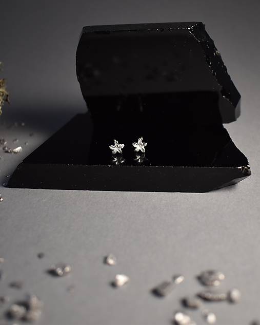 Náušnice - Strieborné náušnice AG925 - MINERVA - 18168082_