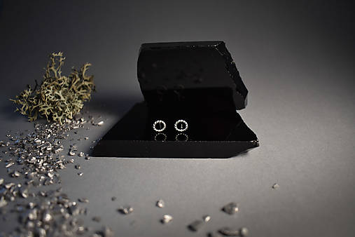 Náušnice - Strieborné náušnice AG925 - MAGDA - 18168162_