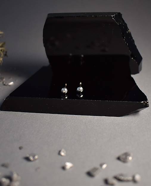 Náušnice - Strieborné náušnice AG925 - LYSANDRA - 18168171_