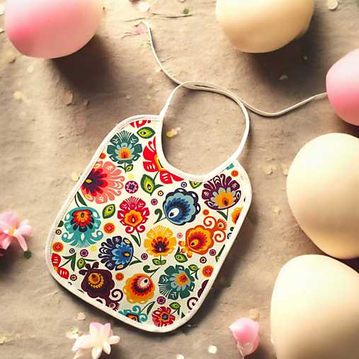 Detské doplnky - Podbradník s ľudovým vzorom - 18168607_