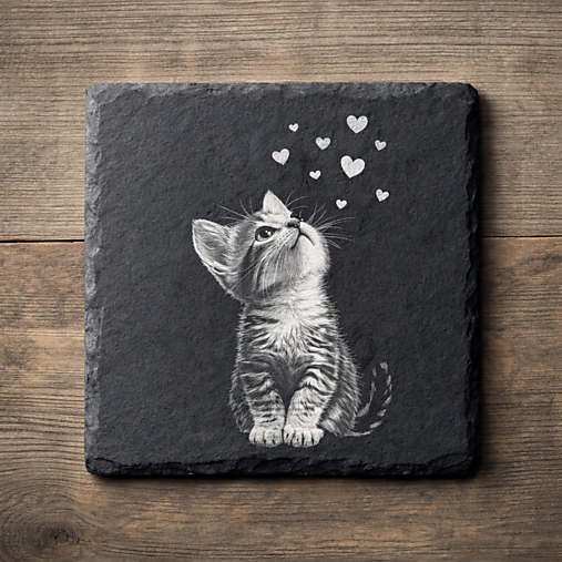 Príbory, varešky, pomôcky - Podtácka - bridlica - 18166250_