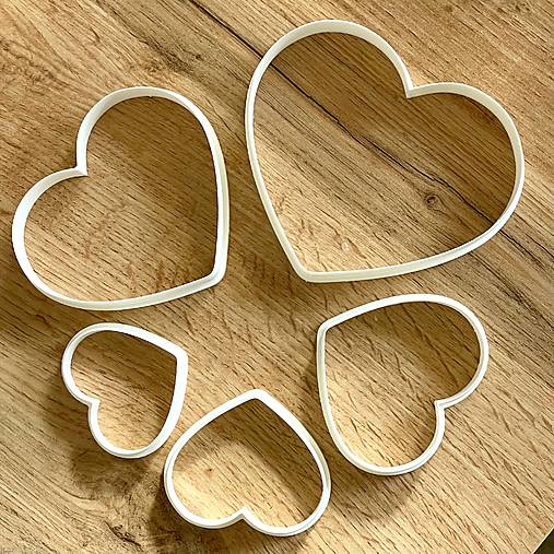 Príbory, varešky, pomôcky - Vykrajovačka - srdce (1 ks alebo sada) / S001-H8 - 18166840_