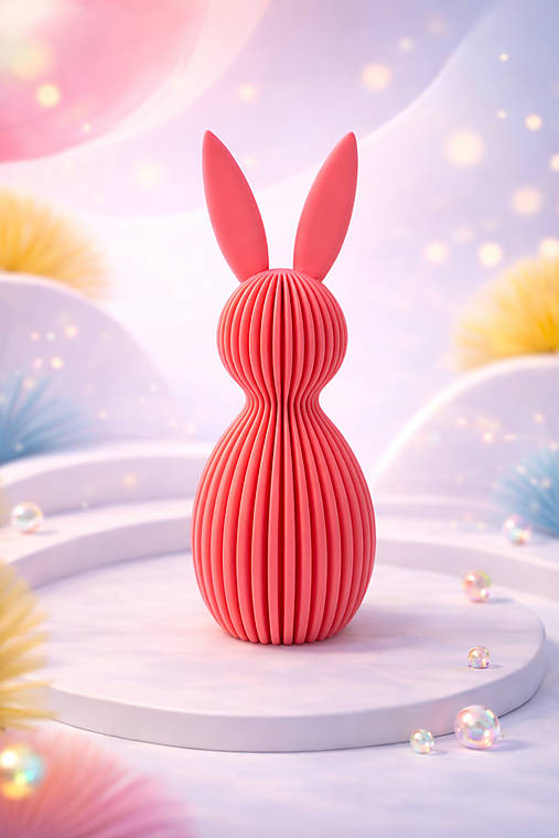 Moderné 3D zajačiky – dizajnová dekorácia do interiéru