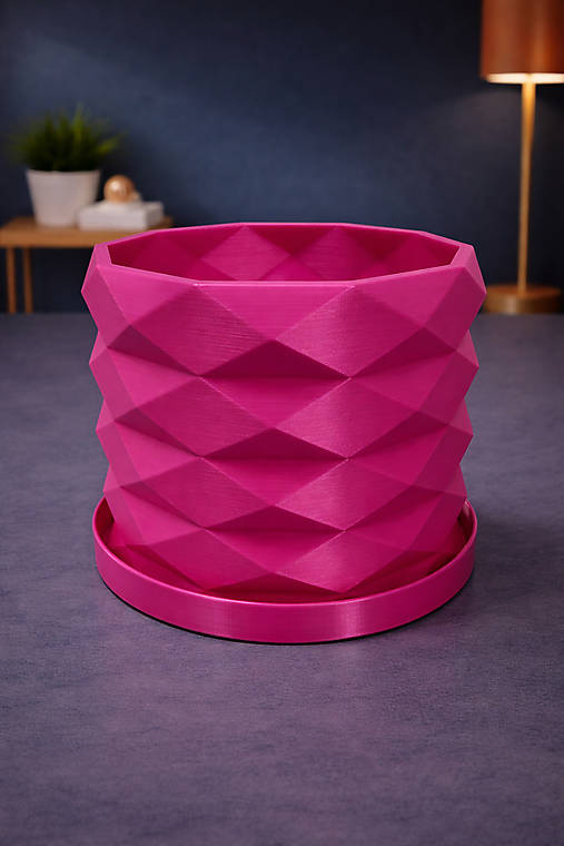 Moderný 3D kvetináč GEOLEAF