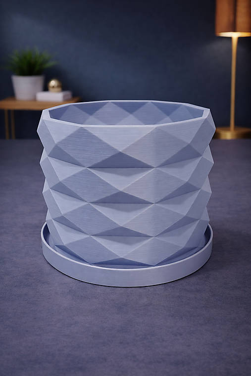 Moderný 3D kvetináč GEOLEAF