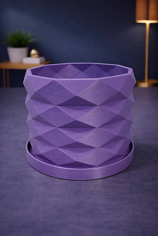 Moderný 3D kvetináč GEOLEAF