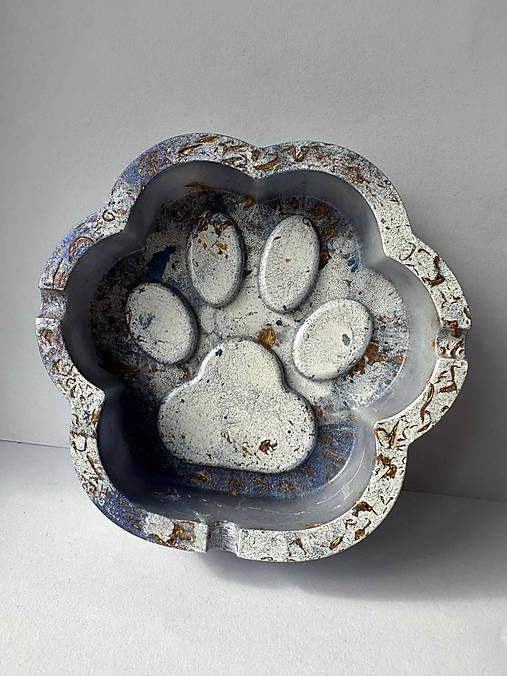 Iné doplnky - Ručne robený popolník zo živice - vzor 4 - 18166536_