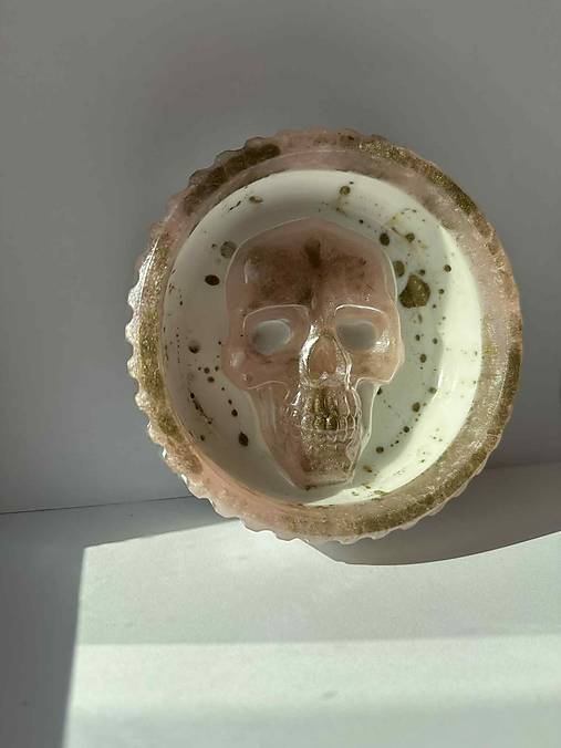 Iné doplnky - Ručne robený popolník zo živice - vzor 1 - 18166568_