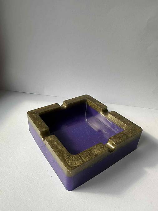 Iné doplnky - Ručne robený popolník zo živice - vzor 3 - 18166576_