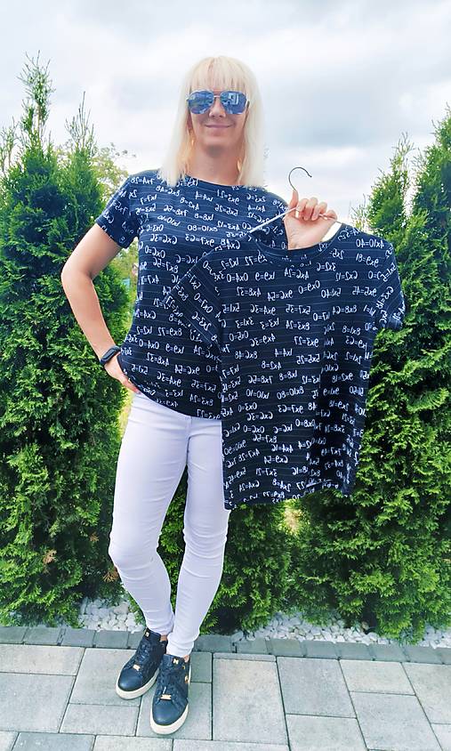 Topy, tričká, tielka - Dámske tričko Násobilka - 18166616_