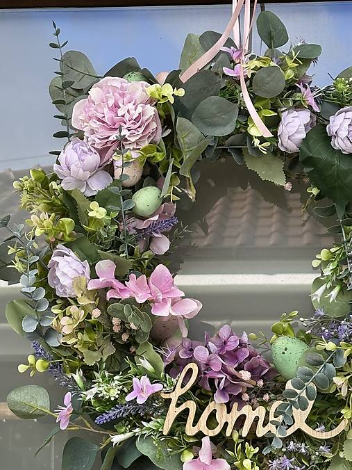 Dekorácie - Veľkonočný veniec - 18168343_